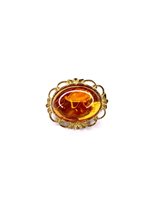 Spilla Stocco Gioielli Donna in Oro giallo Ambra SLS 1 - SLS 1